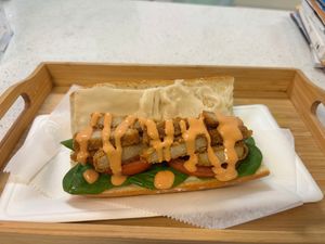 Vegan Sandwichs Chicken at Origamy Gelato in Sunrise