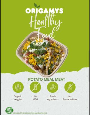 Potato meal plant   at Origamy Gelato in Sunrise