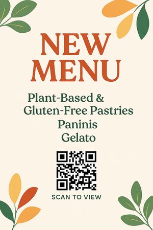 New menu   at Origamy Gelato in Sunrise
