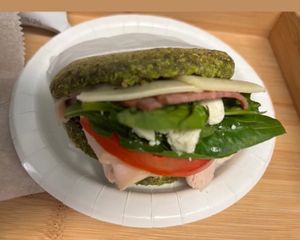 Vegan arepa GF   at Origamy Gelato in Sunrise