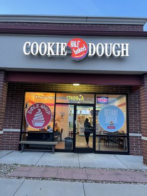 Signage  at Defiant Cookie Dough in Chesterfield