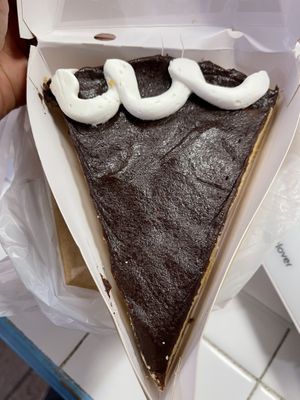 GFV raw Brownie Batter cookie slice  at Defiant Cookie Dough in Chesterfield