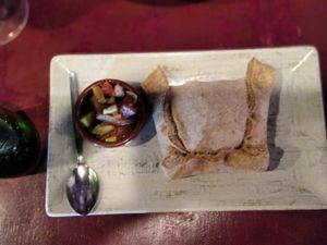 Empanada de puerro y setas at Más Que la Cresta in Cadiz