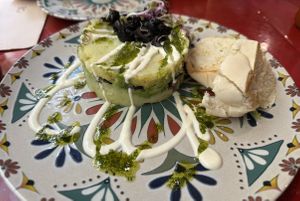 Causa limeña (vegan)  at Más Que la Cresta in Cadiz