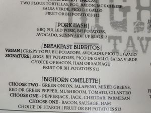 Vegan burrito GET THE BIGHORN POTATES 🤤 at Bighorn Tavern in Reno