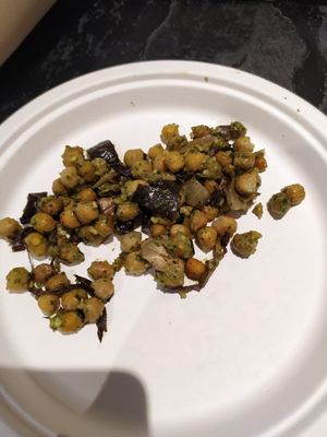 Chickpeas at Artisti del Vegetariano in Milan