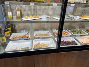 Part of another big case inside. at Artisti del Vegetariano in Milan