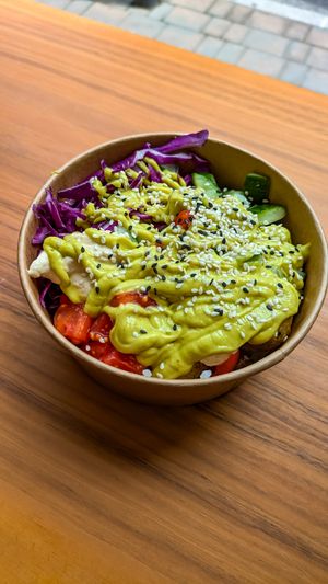 The Falafel bowl at Kenny's in Klagenfurt