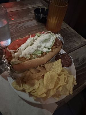 Buffalo chickn sandwich   at Sweet Hereafter in Portland