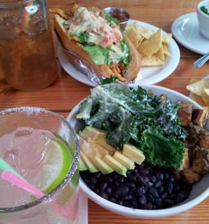 Jamaican Bowl & Buffalo Sub!  SO TASTY! at Sweet Hereafter in Portland