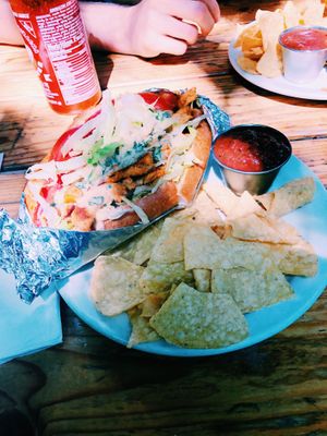 Buffalo soy curl sandwich  at Sweet Hereafter in Portland