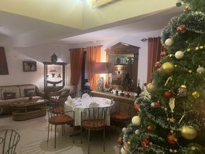 Interior dining area  at Le Jardin Thailandais in Dakar