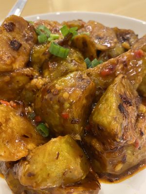 Berenjena picantw  at Chifa Fuyu in Lima