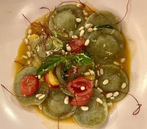 pesto ravioli - amazing   at aTipico in Palermo