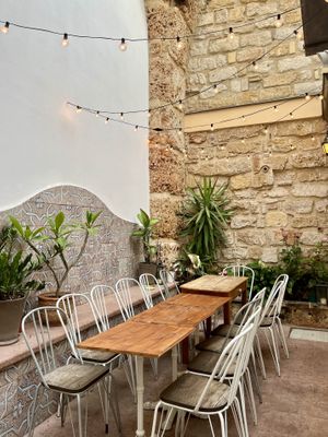 back patio vibe  at aTipico in Palermo