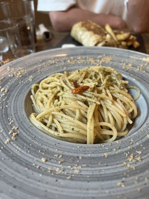 Aglio e olio pasta  at aTipico in Palermo