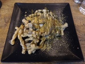 Pistachio creme pasta at aTipico in Palermo