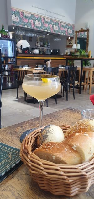 Cocktail con zafferano at aTipico in Palermo