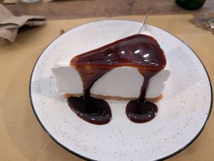 Cheesecake at aTipico in Palermo