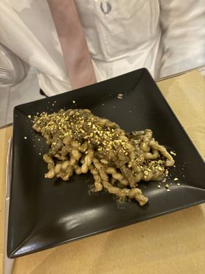 Pistachio pasta   at aTipico in Palermo