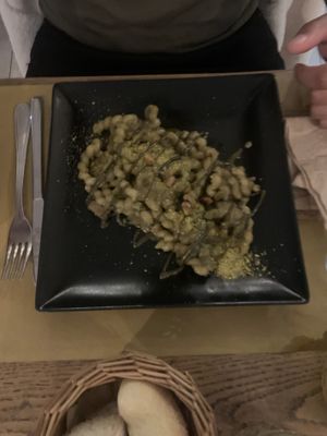 Pâtes à la pistache   at aTipico in Palermo