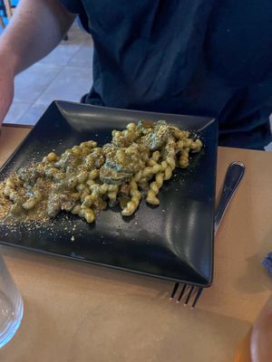 Pistachio pasta, a must!  at aTipico in Palermo