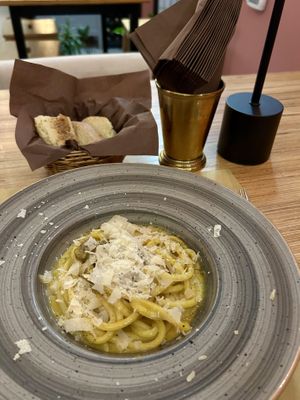 Pasta Carbonara  at aTipico in Palermo