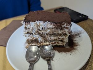 Tiramisu at aTipico in Palermo