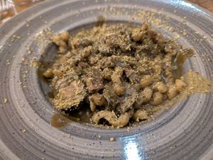 Pistacchio pasta at aTipico in Palermo