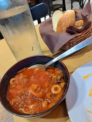 Caponata at aTipico in Palermo