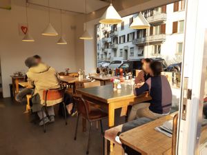 Interior at Café du Bonheur in Zurich
