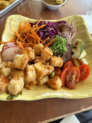 TOFU POKE BOWL  at Ocean Lab Taproom in Carolina