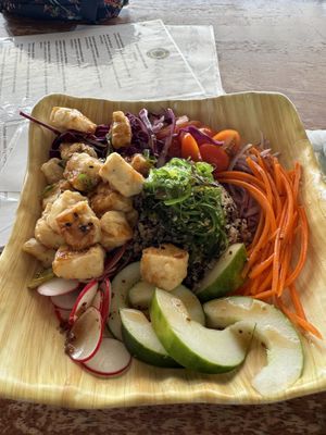 Poke bowl   at Ocean Lab Taproom in Carolina