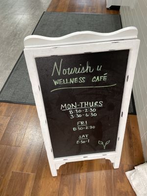 Hours  at Nourish u Wellness Cafe in Wapakoneta