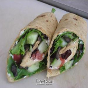 Veggie Wrap at Melissa's Sidewalk Cafe in Crestview