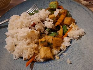 Curry hopefully made vegan at Orathai in Oudenaarde