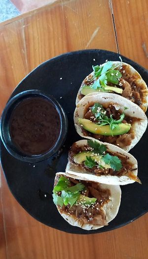 Tacos de Setas at CHILL A KILL in Puerto Escondido