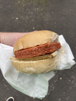 Lorne and tattie scone breakfast roll   at Mayze - Dennistoun in Glasgow