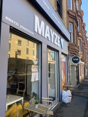 Outside  at Mayze - Dennistoun in Glasgow