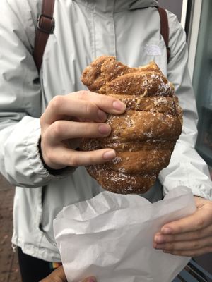 Almond croissant   at Mayze - Dennistoun in Glasgow