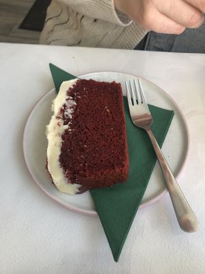 Red velvet cake  at Mayze - Dennistoun in Glasgow