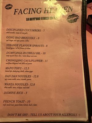   at Facing Heaven  in East London