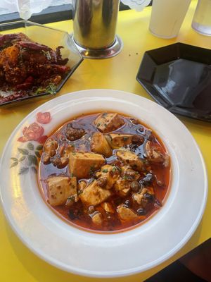 mapo tofu  at Facing Heaven  in East London