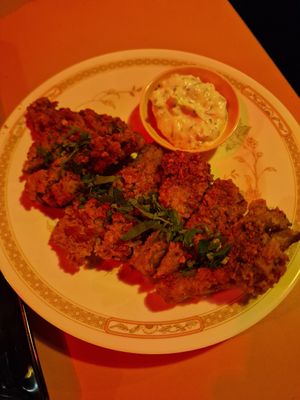 Mushroom chicken at Facing Heaven  in East London