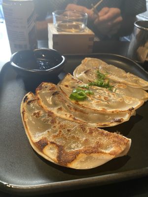Vegan gyoza   at Kame in New York City