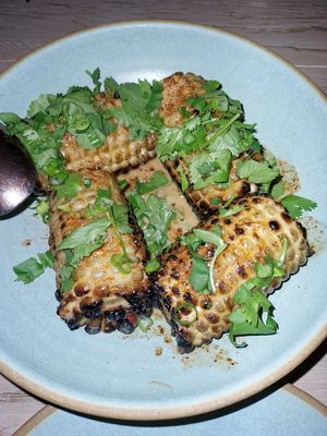 Caramelized corn.  at Girl & The Goat in Chicago