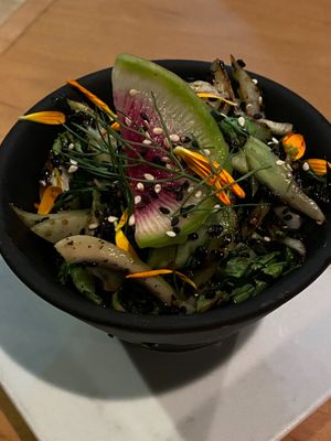 Bok Choy Gomae at Plant in Asheville