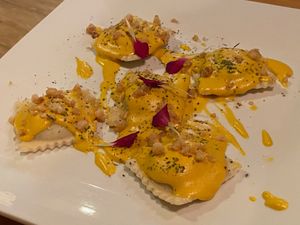 Ravioli at Plant in Asheville