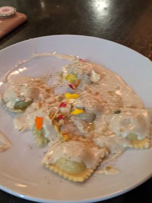 Ravioli at Plant in Asheville
