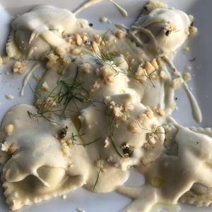 Ravioli at Plant in Asheville